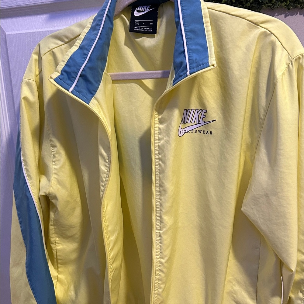 Nike Sportwear Yellow and Blue Jacket
